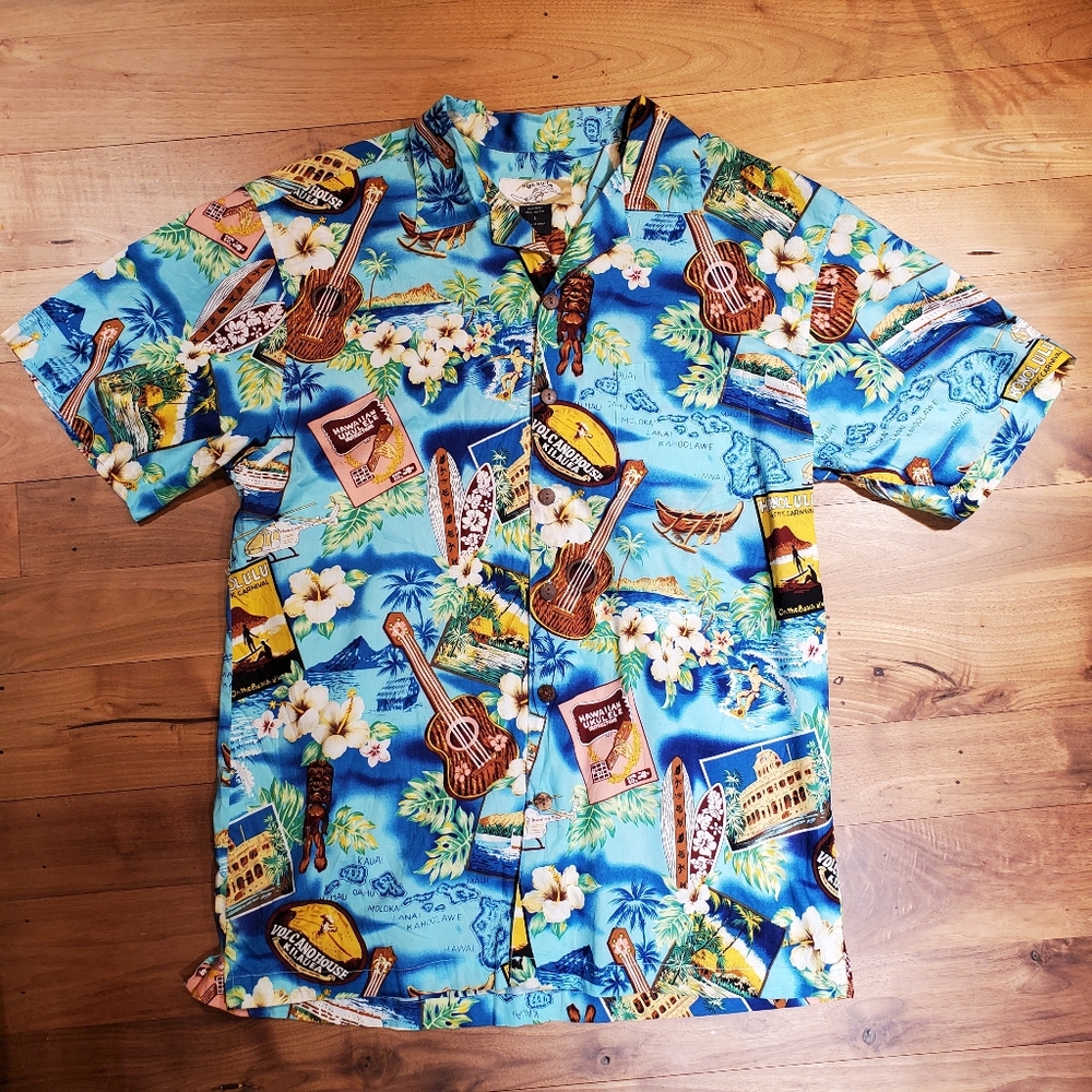 High Surf Mens Vintage Hawaiian Shirt